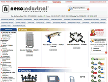 Tablet Screenshot of nexoindustrial.com.br